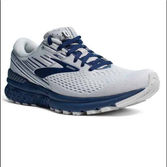 Brooks Other - Brooks Adrenaline GTS 19 Running Shoe Gray and Blue Mens 8 Women’s 9.5